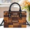 God Says You Are Leather Bags, Personalized Bags, Gifts for Women, Christmas Gift, CABLTB01040823.