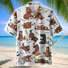 Unijames Cute Cartoon Morgan Horse Neigh Pattern Hawaiian Shirt
