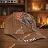 Unijames Personalized Western Horse Leather Style Cap