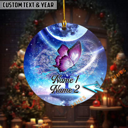 UniJames Personalized Eternal Love Butterfly Memorial Acrylic Ornament