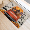 Uni Highland Custom Farm Name Halloween Doormat