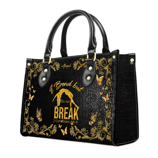 Custom “I Bend But Do Not Break” Bible Verse Bag – Personalized Christian Handbag