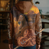 UniJames Personalized Western Tooled Leather Horse 3D Hoodie