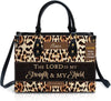 The Lord Is My Strength & My Shield Psalm 28:7 Leather Bags, Personalized Bags, Gifts for Women, Christmas Gift, CABLTB01300723.