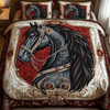 Noble Steed 3-Piece Quilted Bedding Set NCU0VH1958