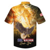 UniJames One Nation Under God Eagle Hawaiian Shirt - Best Hawaiian Shirts - Christian Hawaiian Shirt