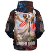 Uni One Nation Under God Jesus Dove 3D Hoodie