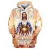 Uni One Nation Under God Jesus Dove And Angles Hoodie