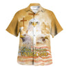 Unique One Nation Under God Jesus Eagle Hawaiian Shirt