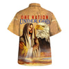UniJames One Nation Under God Jesus Hawaiian Shirt - Best Hawaiian Shirts - Christian Hawaiian Shirt