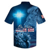 UniJames One Nation Under God Lion Hawaiian Shirts - Christian Hawaiian Shirt - Hawaiian Shirts For Men