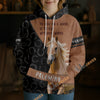 Uni Winter Palomino Horse Lover Personalized 3D Hoodie