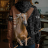 Uni Winter Palomino Horse Lover Personalized 3D Hoodie