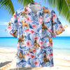 Unijames Floral Palomino Horse Lover Hawaiian Shirt