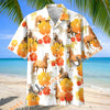 Unijames Tropical Bay Palomino Horse Floral Hawaiian Shirt
