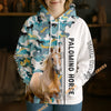 Unijames Personalized Palomino Horse Camouflage Hoodie