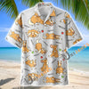 Unijames Cute Cartoon Palomino Horse Neigh Pattern Hawaiian Shirt