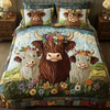 Pasture Posse 3-Piece Quilted Bedding Set NCU0VH1870