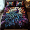 Peacock 3-Piece Quilted Bedding Set NCU0VT174
