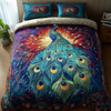 Peacock 3-Piece Quilted Bedding Set NCU0VT116