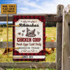 uni Personalized Chick Chicken Coop Fresh Eggs Laid Daily All Printed 3D Metal Sign