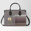 Uncover the sacred meaning of your name - Custom Name & Month Flower - Personalized Leather Handbag - 01181125