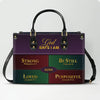 Personalized Leather Handbag for Christian Women – Custom Name & Color | CAB111425