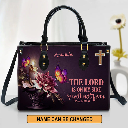 The Lord Is On My Side I Will Not Fear Psalm 118:6, Personalized Gifts, Gifts for Women.