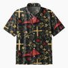 UniJames Retro Bible Flower Cross Christian Hawaiian Shirt