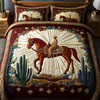 Rustic Rodeo 3-Piece Quilted Bedding Set NCU0VH3165