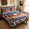 Rustic Southern 3-Piece Quilted Bedding Set NCU0NT12781