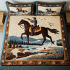 Saddle Ridge 3-Piece Quilted Bedding Set NCU0NT2492