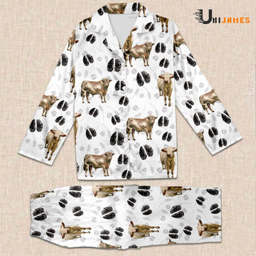 Uni Charolais Farming 3D Pajamas
