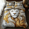 Sovereign Mane 3-Piece Quilted Bedding Set NCU0DV2121