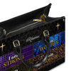Personalized Leather Handbag - I Am Strong , I Am Loved , I Am Worthy , I Am Enough - CABLTHB02250424.