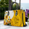 Personalized Leather Handbag for Christian Women – Christian Handbag with Bible Verses | Elegant Faith-Inspired Handbag