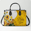 Personalized Leather Handbag for Christian Women – Christian Handbag with Bible Verses | Elegant Faith-Inspired Handbag