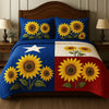 Sunflower State 3-Piece Quilted Bedding Set NCU0NT6349