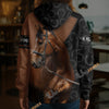 Uni Winter Horse Lover Personalized 3D Hoodie