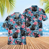 UniJames Tropical Blue Pink Floral 3D Hawaiian Shirt (14 Styles)