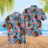 UniJames Tropical Blue Pink Floral 3D Hawaiian Shirt (14 Styles)