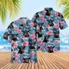 UniJames Tropical Blue Pink Floral 3D Hawaiian Shirt (14 Styles)