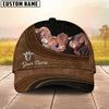 Uni Red Brangus Happiness Customized Name Cap