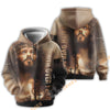 Uni Jesus Faith Over Fear 3D Hoodie for Men & Women