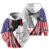 Uni Jesus American Flag, Jesus Is My God 3D Hoodie