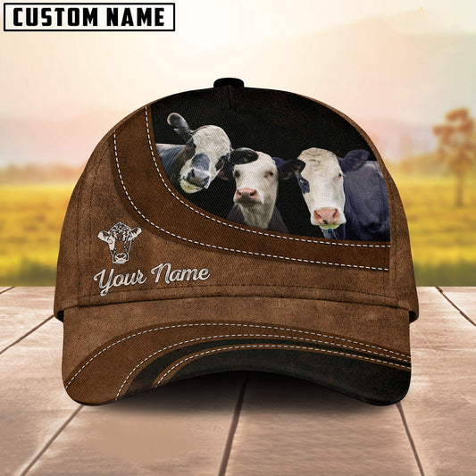 Uni Black Baldy Happiness Customized Name Cap