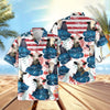 UniJames US Flag Flower Hawaiian Shirt (14 Styles)
