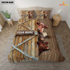 Uni Happy Farm Shorthorn Wooden Door Bedding Set