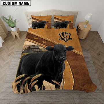 Uni Black Angus Cattle Customized Bedding set