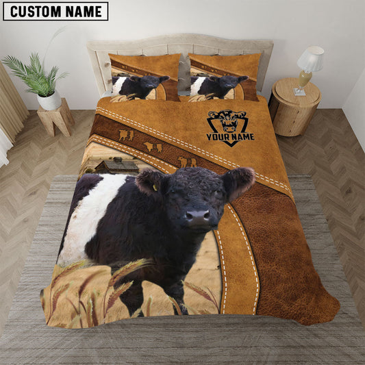 Uni Belted Galloway Cattle Customized Bedding set